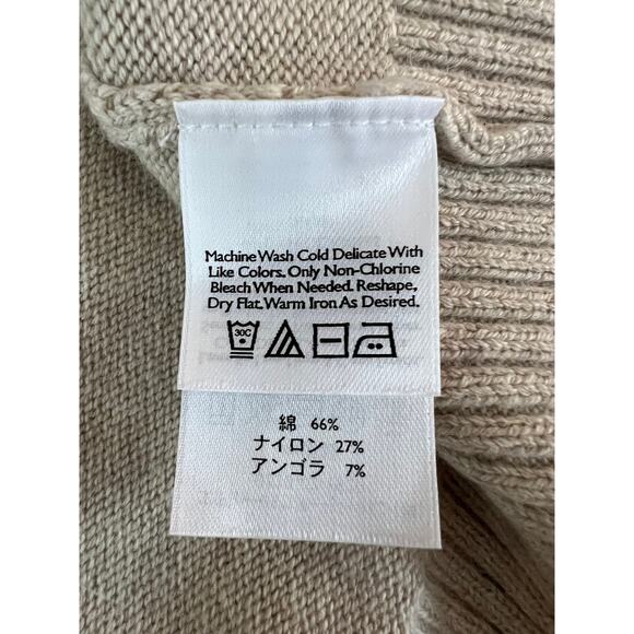 Eddie Bauer Button Down Long Sleeve Angora Blend Brown Cozy Sweater Size XXL - Picture 5 of 8